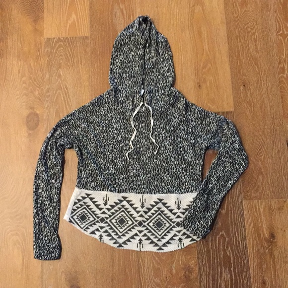 Daytrip Tops - Day Trip  tribal long sleeved hoodie